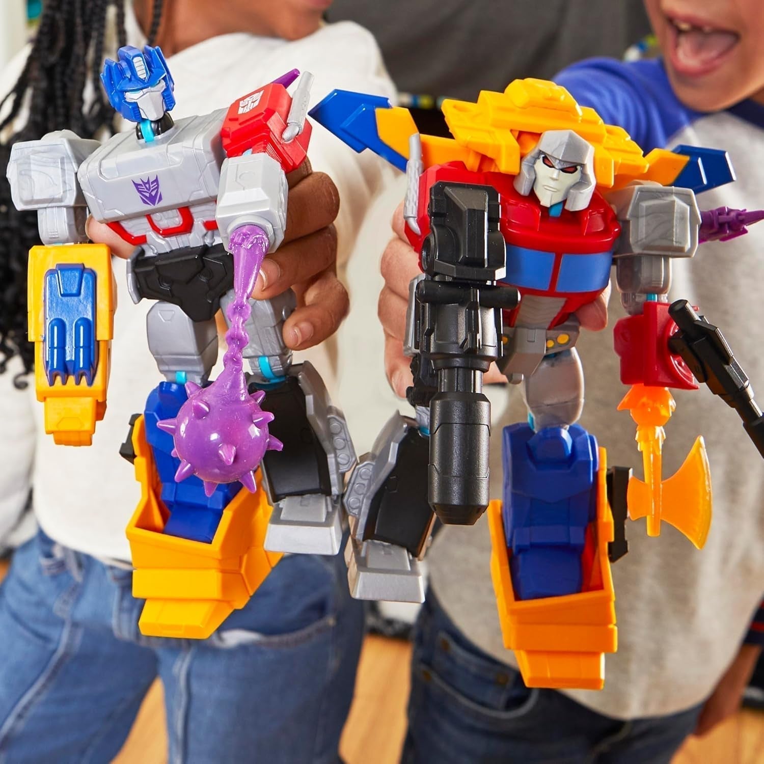 Transformers Mixmashers Optimus Prime Figurines et accessoires de luxe personnalisables Figurines Naty Shop