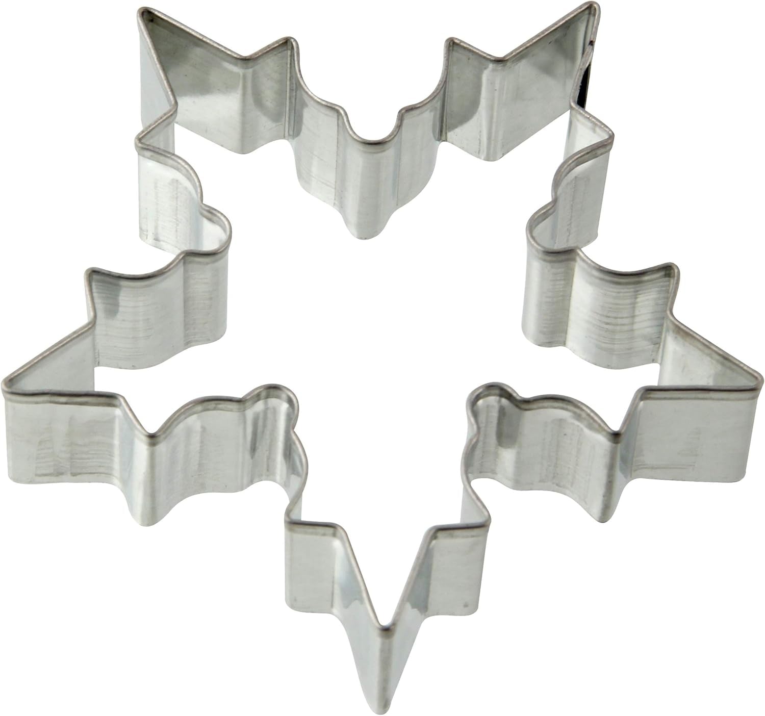 Zenker Emporte-pièce flocon de neige, emporte-pièce de Noël, emporte-pièce fondant, emporte-pièce de haute qualité, aide de cuisine en tôle d'acier, couleur : argent