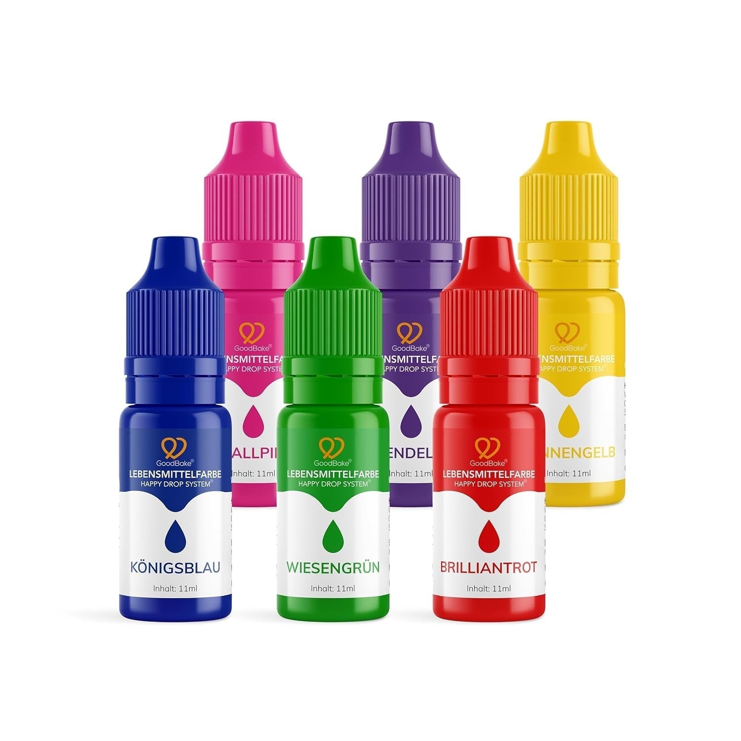 Colorant alimentaire rose Goodbake (11 ml) - Colorant alimentaire intense - Couleur très concentrée - Pour colorer les gâteaux, fondants, crèmes au beurre, boissons, slime et bien d'autres articles. 100% végétalien