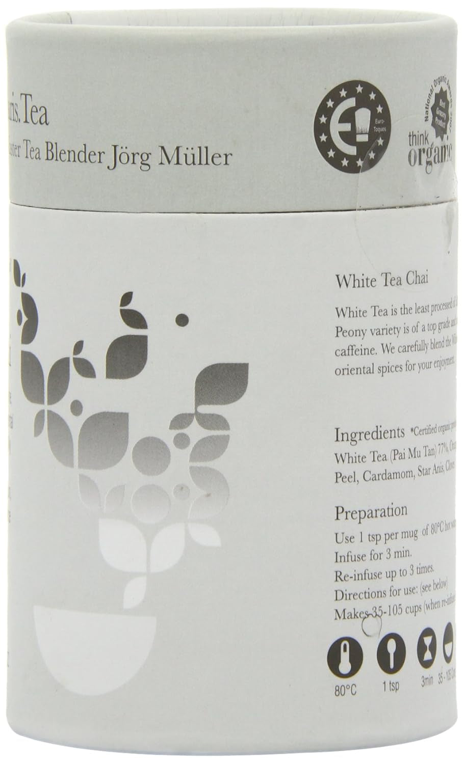 Solaris Thé bio Thé blanc Chai 25 g
