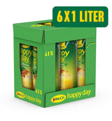 Rauch Happy Day Ananas | Explosion de saveurs tropicales | Fabriqué à partir de jus d'ananas 100 % concentré | 6 x 1 litre, Tetra Prisma Boissons sans alcool Naty Shop