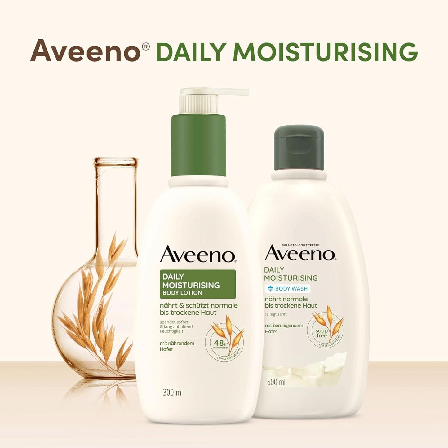 Lotion corporelle hydratante quotidienne Aveeno, 300 ml Cosmétiques et beauté Naty Shop