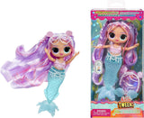 L.O.L. Surprendre! Tweens - Sirène Lola Waves - poupée mannequin avec queue qui change de couleur, aileron mobile et beaux accessoires - jouet pour enfants et collectionneurs à partir de 4 ans Naty Shop Dolls Lana Marine