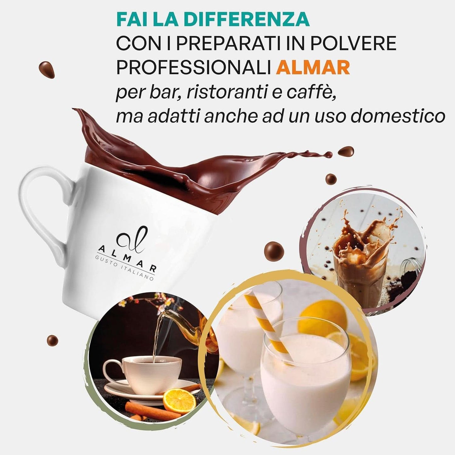 Chocolat chaud italien Cortina TARTE CHOCOLAT AMER, 15 sachets X 30 grammes Cacao et Chocolat Chaud Naty Shop