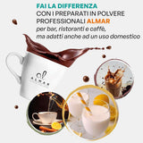 Chocolat chaud italien Cortina TARTE CHOCOLAT AMER, 15 sachets X 30 grammes Cacao et Chocolat Chaud Naty Shop