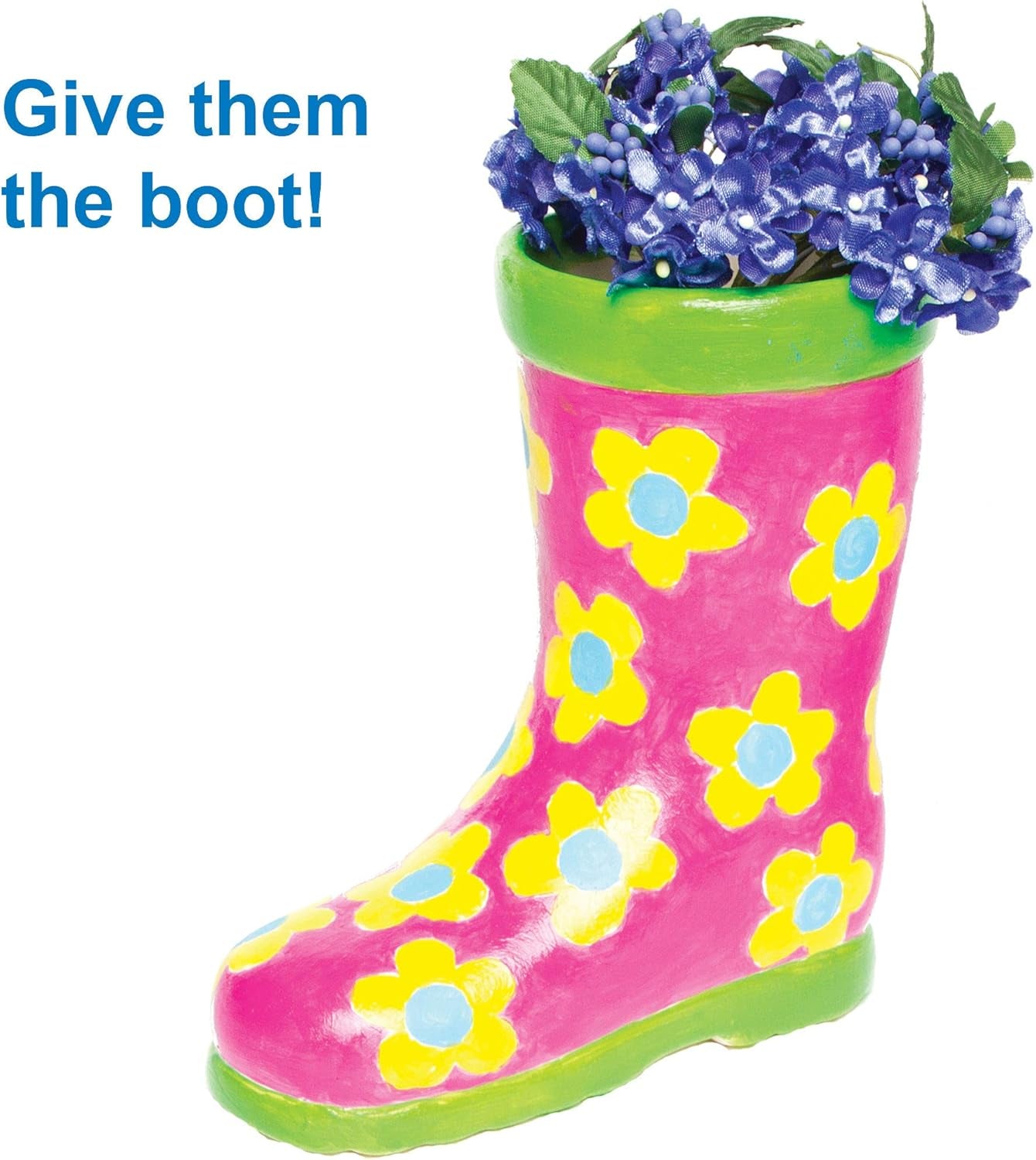 Baker Ross Pots en céramique 'Wellies' pour enfants (2 pièces)