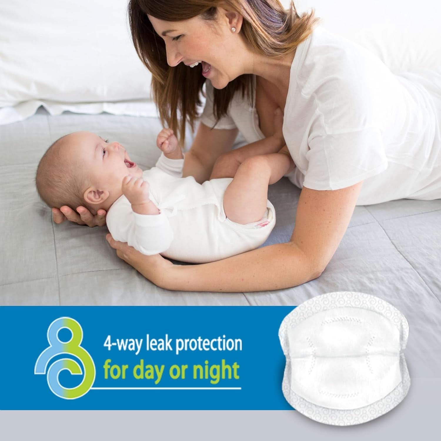 Disques jetables absorbants noirs, 60 pièces Accessoires d'alimentation et d'allaitement Bebe Naty Shop
