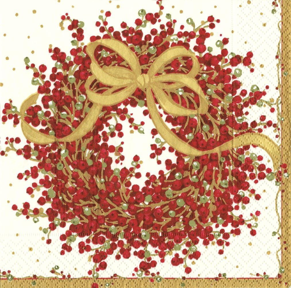 Serviettes en papier triple épaisseur 8070C, 20 pièces, 25 x 25 cm, poivre