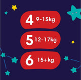 Pampers - Nuisettes antidérapantes pour bébé - Taille 6 - Petit paquet - 30 pièces - 15+ kg