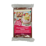 Fondant Funcakes aromatisé à la meringue : Facile à utiliser, onctueux, flexible, doux et malléable, parfait pour la décoration de gâteaux, casher et sans gluten. 1kg