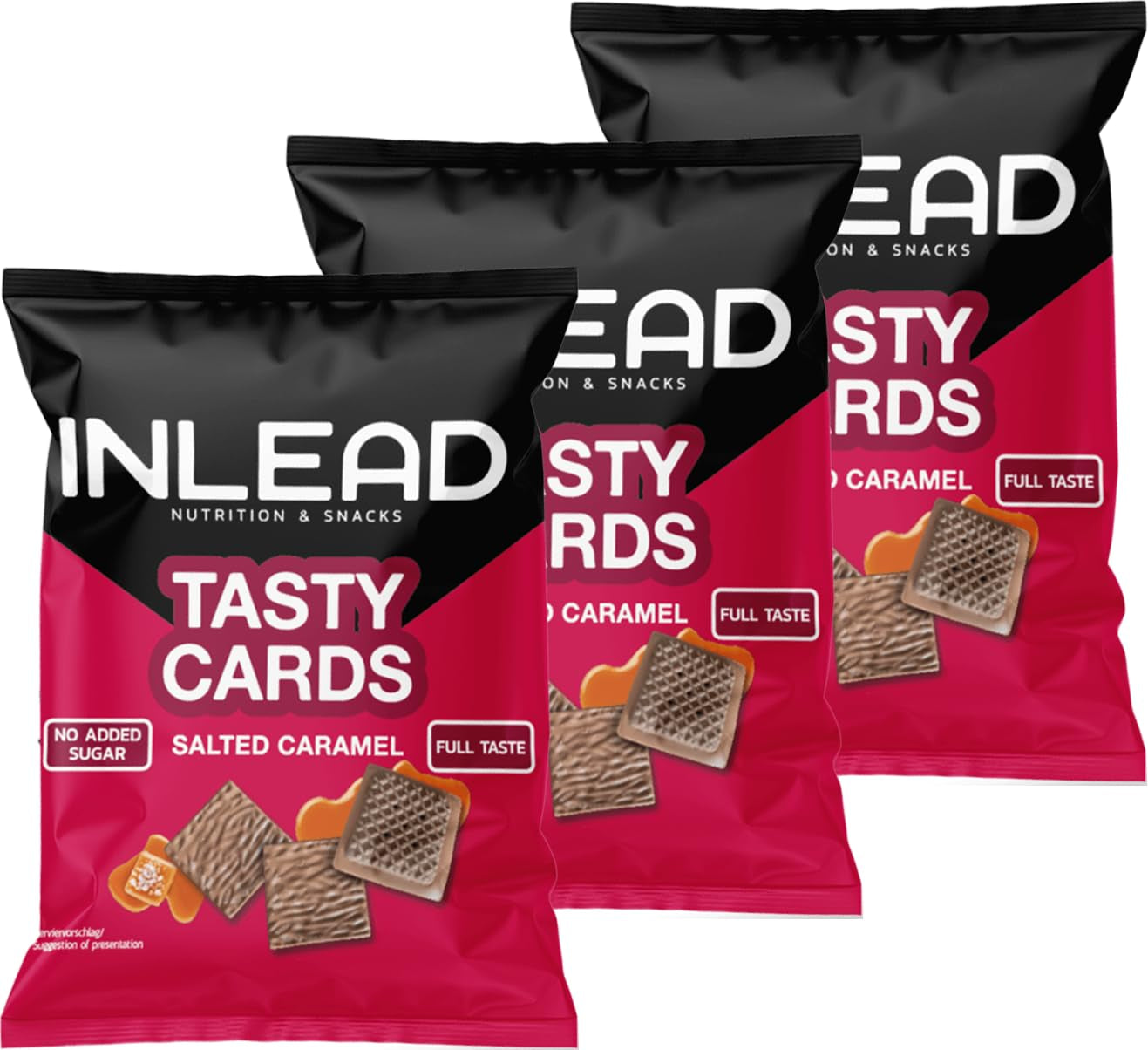 - Cartes savoureuses - Biscuits au chocolat sans sucre fourrés crémeux | Se faire dorloter consciemment pour les enveloppes | Snack hypocalorique - 3 x 52g (Biscuits à la crème)