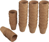 Pots de semis Windhager, 48 ​​pièces, diamètre 8 cm, marron, sans tourbe, 04343