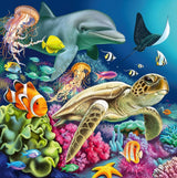 Puzzle Ravensburger pour enfants - 12000859 Monde sous-marin enchanteur - Puzzle 3X49 pièces pour les enfants à partir de 5 ans Puzzle Naty Shop