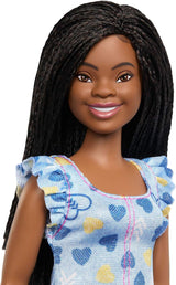 Poupée Barbie Fashionistas no. 229 avec le syndrome de Down en robe cardiaque, développé en coopération avec la National Down Syndrome Society, HYK14 Naty Shop Dolls
