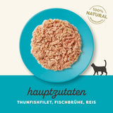 Applaws Nourriture humide pour chats 100 % naturelle Filets de thon en bouillon - Paquet de 12 sachets de 70 g