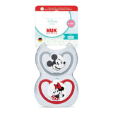 Sucettes NUK Perfect Match Air pour bébés | 6-18 mois | Sucettes orthodontiques qui favorisent la circulation de l'air et préviennent les éruptions cutanées causées par la salive | 95 % d'acceptation par les bébés** | Disney Minnie Souris | Paquet de 2