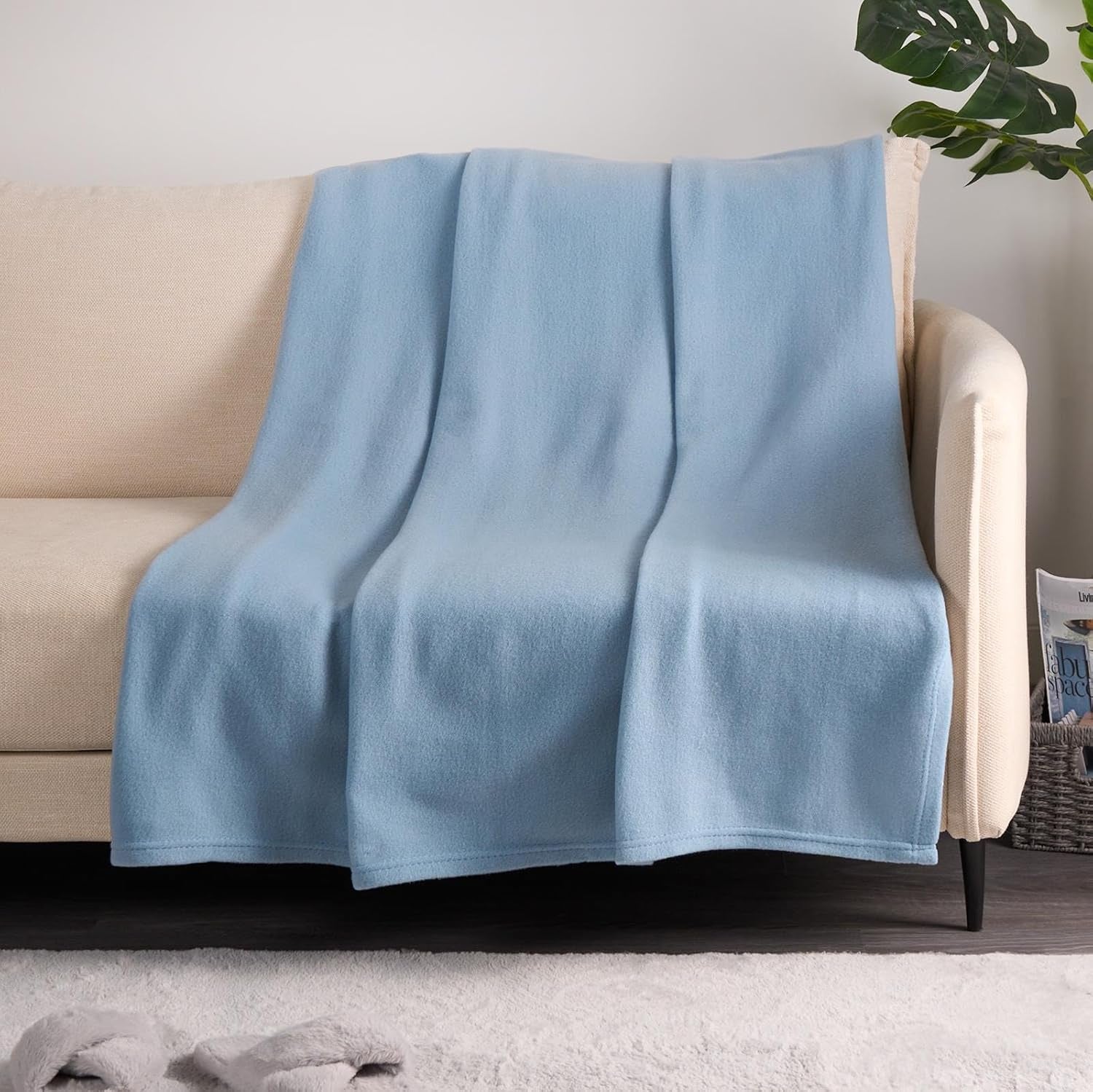 DREAMSCENE plaid, couvre-lit, fuchsia Lits et Couvertures Besuche den DREAMSCENE-Store Bleu 120 X 150 Cm