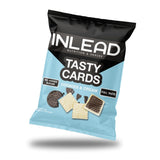 Cartes savoureuses – Biscuits au chocolat sans sucre avec garniture crémeuse | Se faire dorloter consciemment pour les enveloppes | Snack hypocalorique - 3 x 52g (Biscuits à la crème)