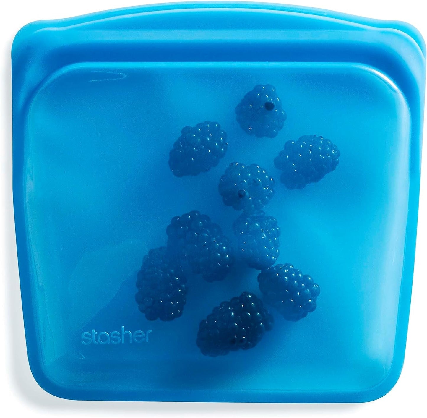 Naty Shop Boîtes de conservation des aliments aux myrtilles Sac à lunch réutilisable en silicone de qualité supérieure Sac à sandwich Transparent Durable Four Lave-vaisselle Congélateur Sac à lunch écologique Aucune fuite Naty Shop Boîtes de conservation des aliments aux myrtilles