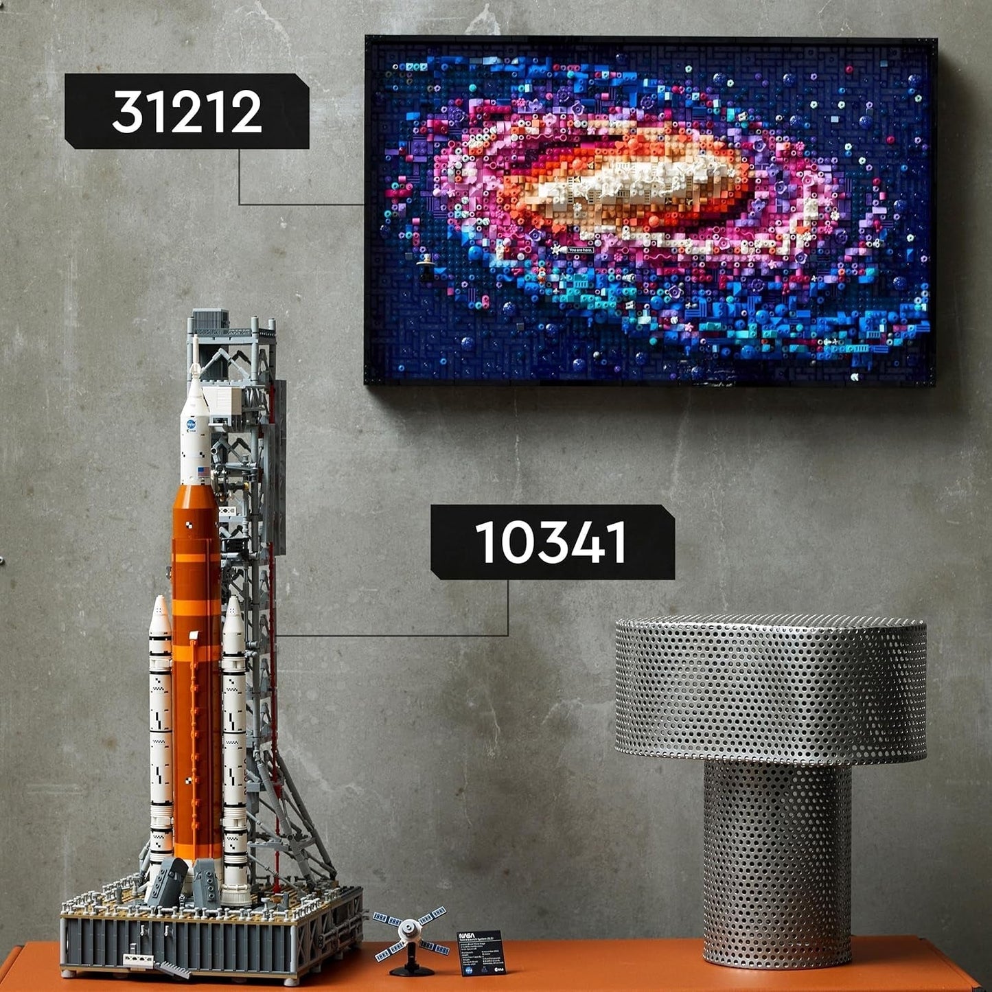 LEGO Icons NASA Artemis Launch Pad Cadeau Décoration de salon ou de bureau Ensemble de construction pour adultes avec capsule spatiale Orion et rampe de lancement Objet de collection 10341 Jeux de construction Besuche den LEGO-Store