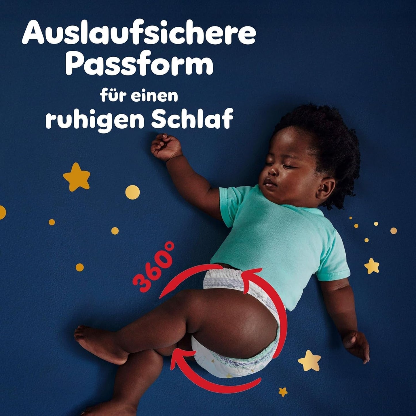 Les couches Pampers Night Pants taille 6, 138 pièces, 13 kg-19 kg, offrent une protection supplémentaire pour toute la nuit.