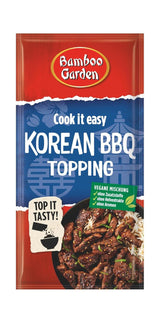 Bamboo Garden - Garniture barbecue coréenne | Gewürztopping zum Verfeinern von Koreanischen Grillgerichten | Ingrédients végétaliens et naturels | 15 g en sachet