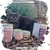 Venandi - Nourriture humide premium pour chats - porc comme protéine unique, 6 x 400g (paquet de 6), sans céréales avec un supplément de viande