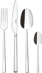 Sambonet 52562-N2 Rock inox - Ménagère monobloc inox 18/10 Cuisine Naty Shop Set 6 personnes - 24 pièces