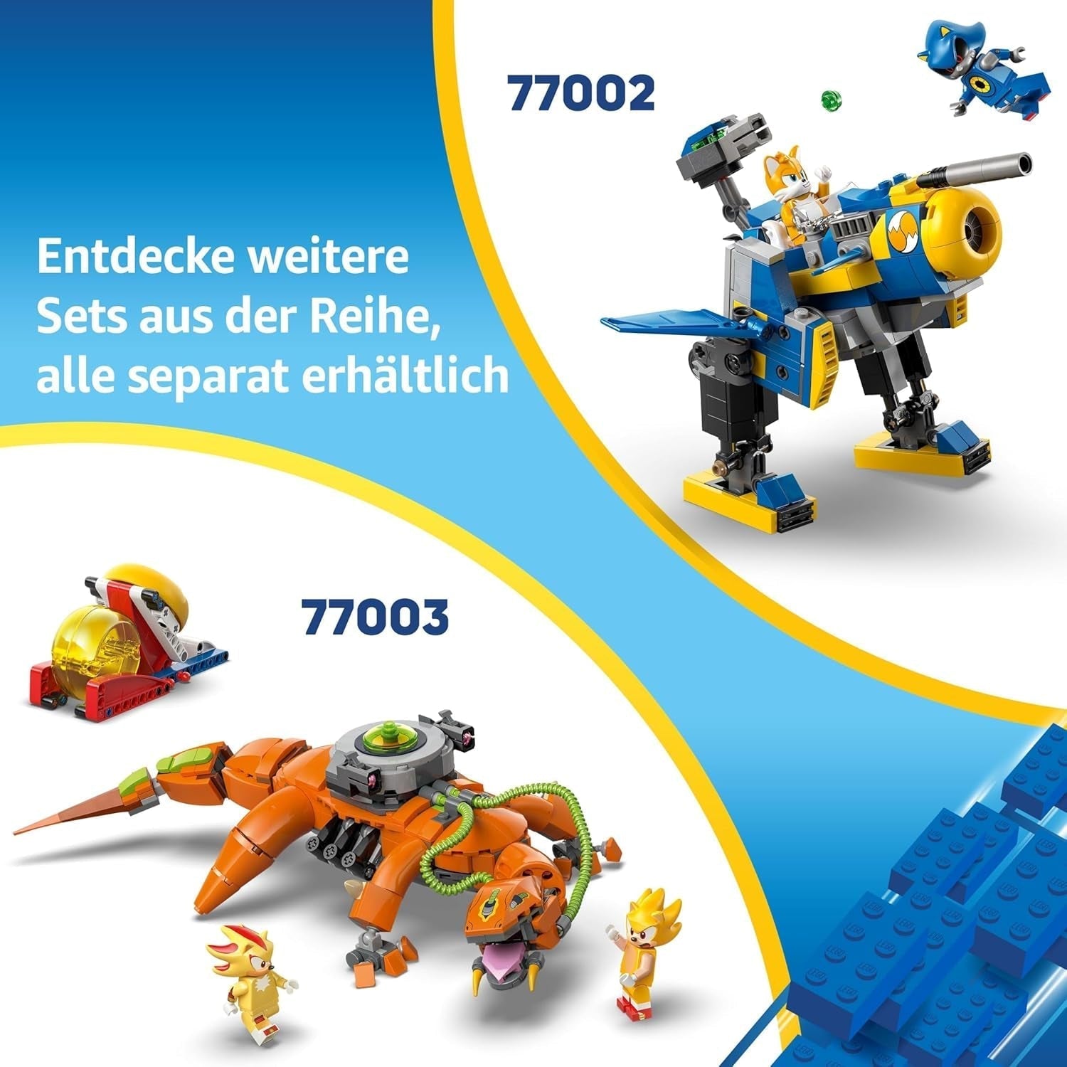 LEGO Sonic the Hedgehog Sonics Showdown At The Campfire Game Jouet pour enfants et fans de jeux vidéo Ensemble de construction pour garçons et filles 7 ans Ensemble d'aventure à collectionner 77001 Jeux de construction Beuche den LEGO-Store