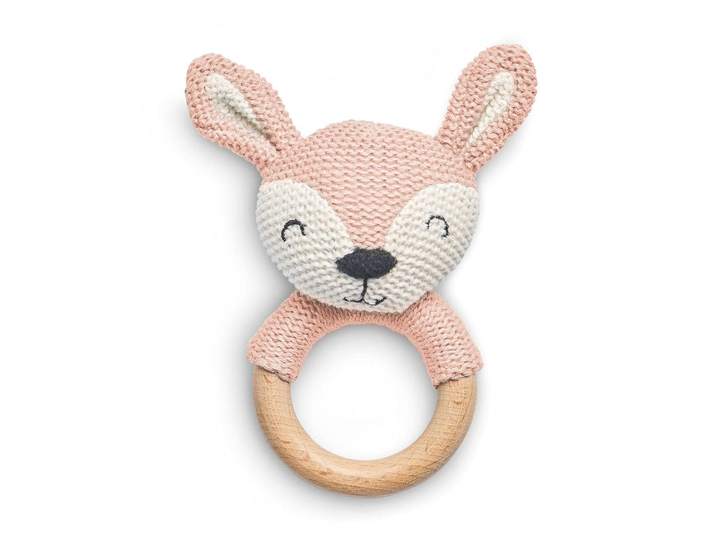 Jollein 101-001-67008 Anneau de dentition en caoutchouc naturel Ours en peluche Biscuit
