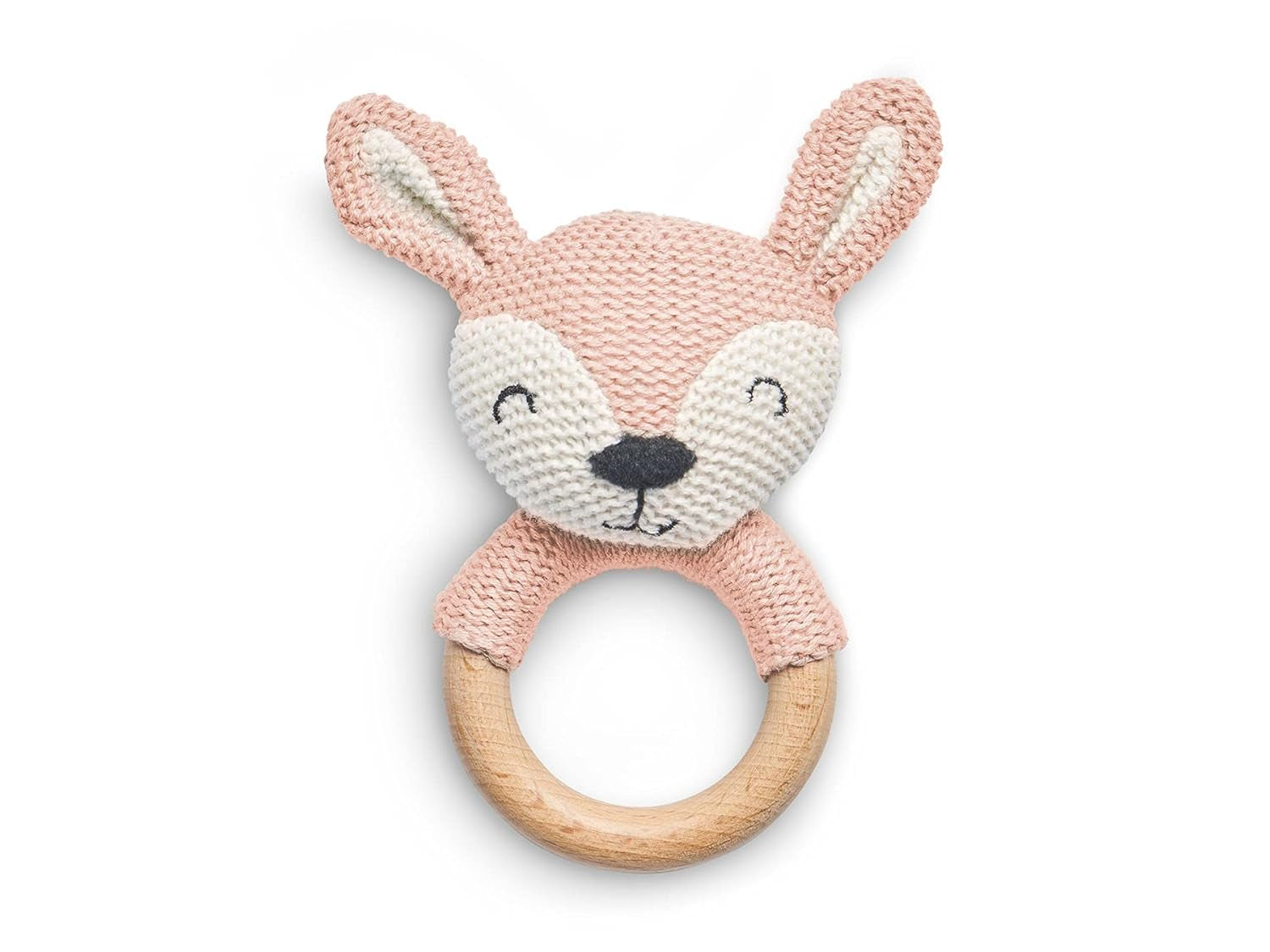 Jollein 101-001-67008 Anneau de dentition en caoutchouc naturel Ours en peluche Biscuit