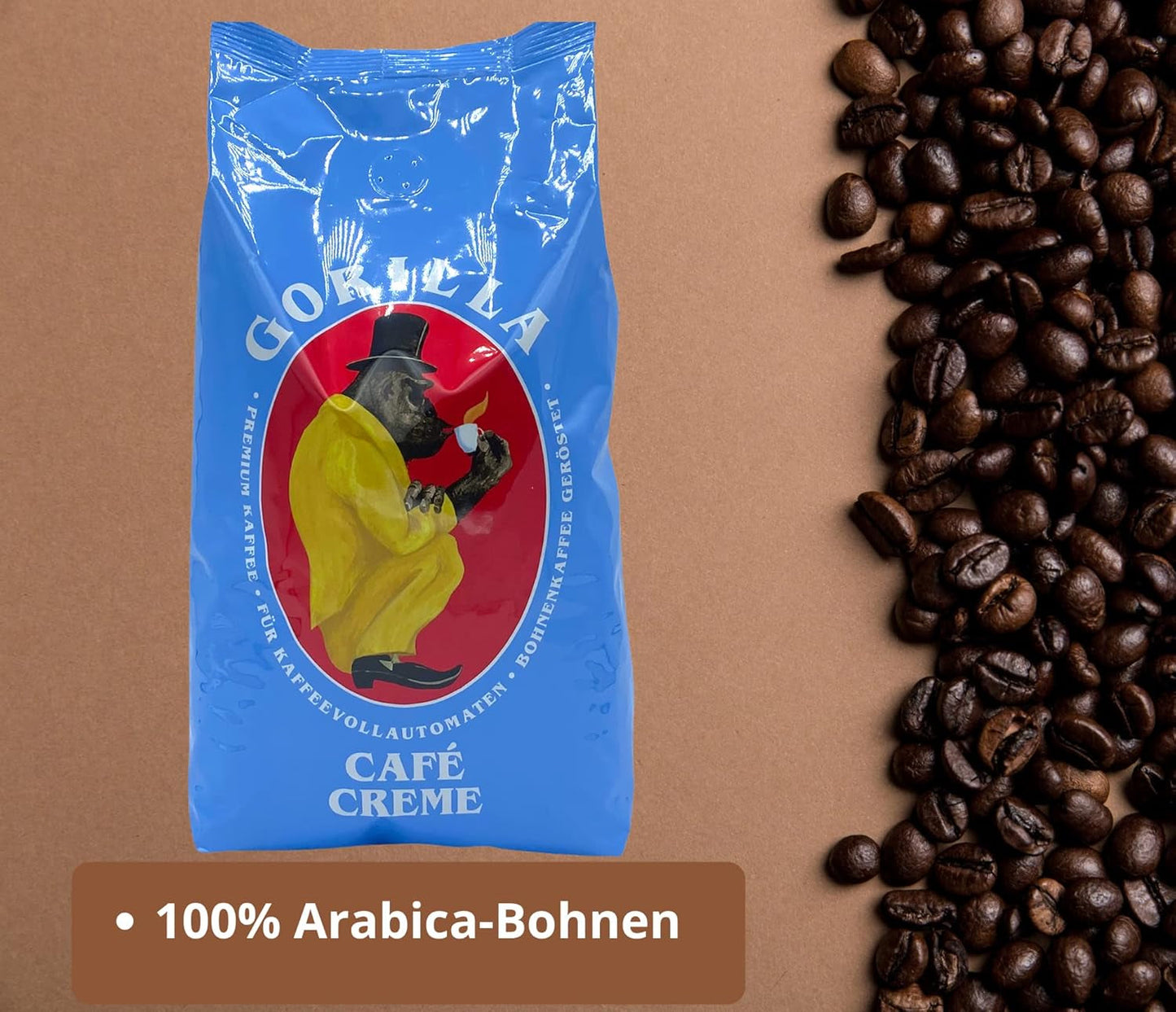 Crème au café Gorille 3x 1000g Joerges + Jassas Pâtisseries | Café Arabica Paquet de 3 1kg