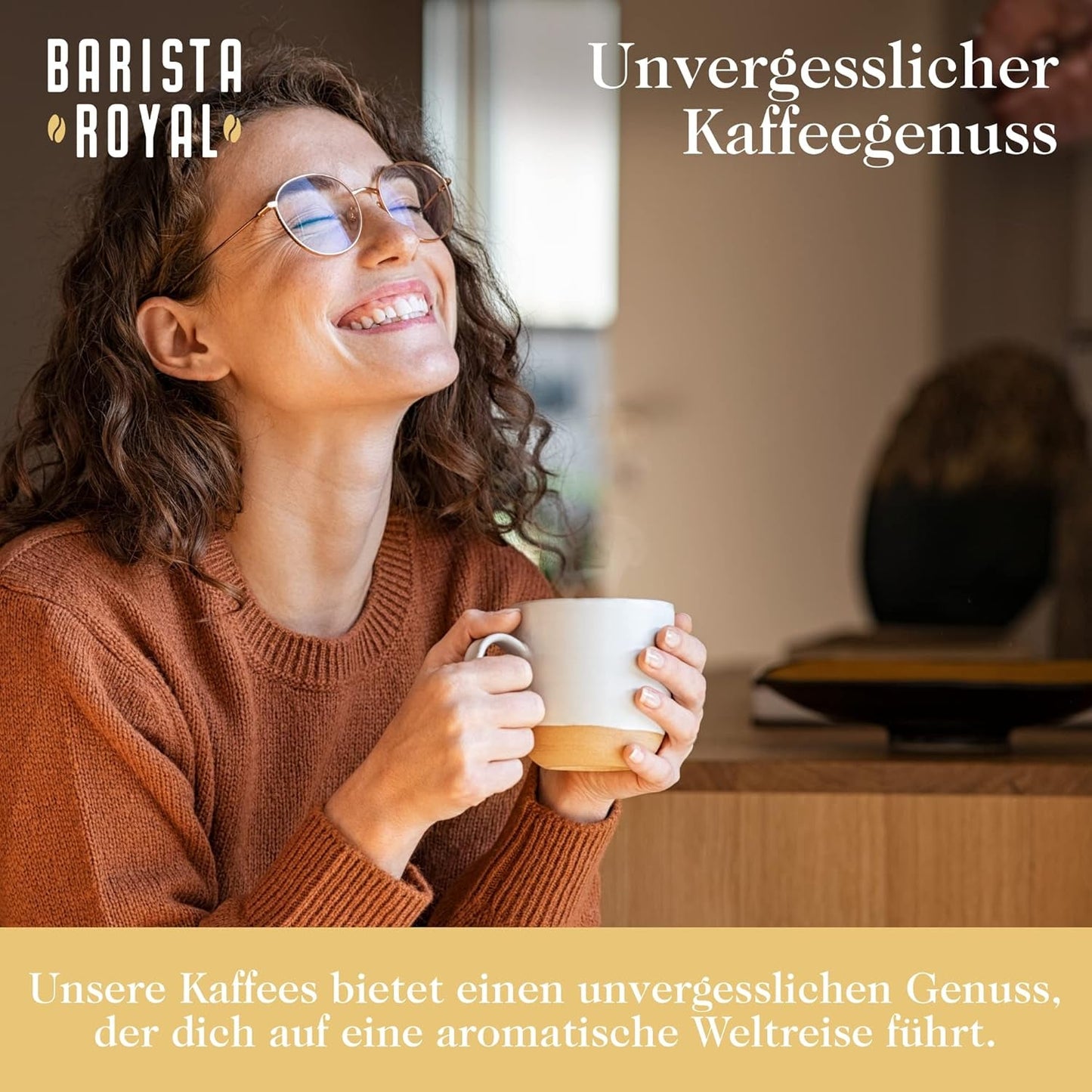 BARISTA ROYAL Bio Kaffeebohnen 1kg "Sélection Spéciale" | Frische Kaffeebohnen direkt gehandelt | 70 % Arabica, 30 % Robusta Café Ganze Bohnen | Idéal pour les machines entièrement automatiques et à filtre