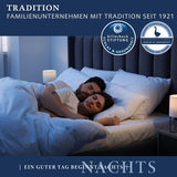 Oreiller en duvet Billerbeck Martina - Oreiller en 80 X 80 Cm - Oreiller à maintien ferme - Duvet d'oie 15% et plumes 85% Oreillers standards Naty Shop