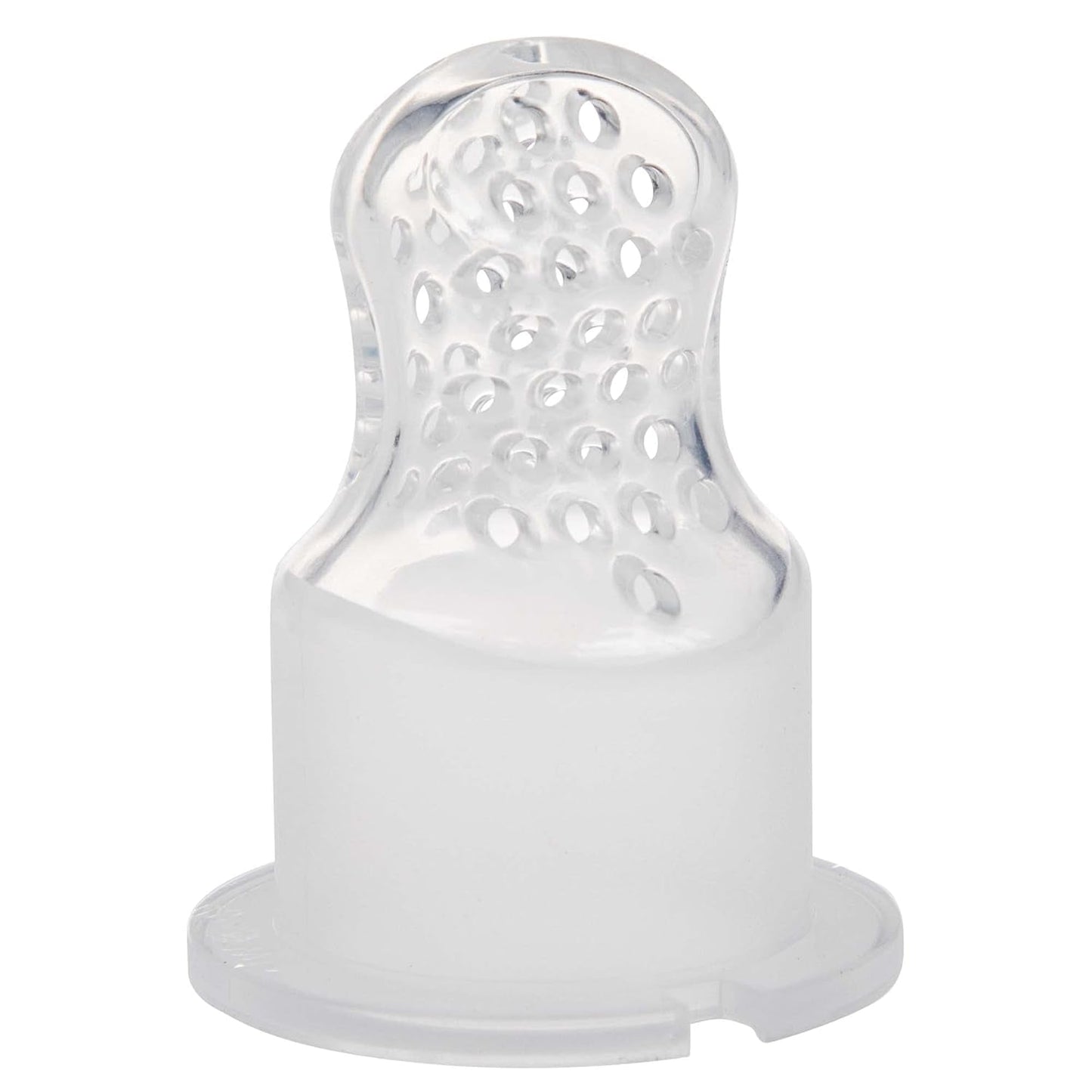 Nuby Mangeoire à Fruits en Silicone - Mangeoire à Fruits pour Bébés de 6 Mois et Tout-Petits - Anneau de Dentition pour Fruits, Légumes et Purées - Sans BPA - Rose - 6+ Mois