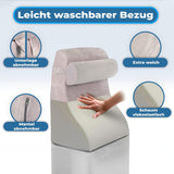 Oreiller de lecture en mousse à mémoire de forme | Pernă ergonomică pentru spate și pană pentru pat, canapea și canapea | Oreiller de soutien orthopédique pour les maux de dos et les tensions