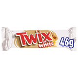Barres de chocolat blanc Twix | Caramel, Biscuits, Chocolat Blanc | Paquet multiple de chocolat | 5 barres (5 x 46g) (Pack de 4)