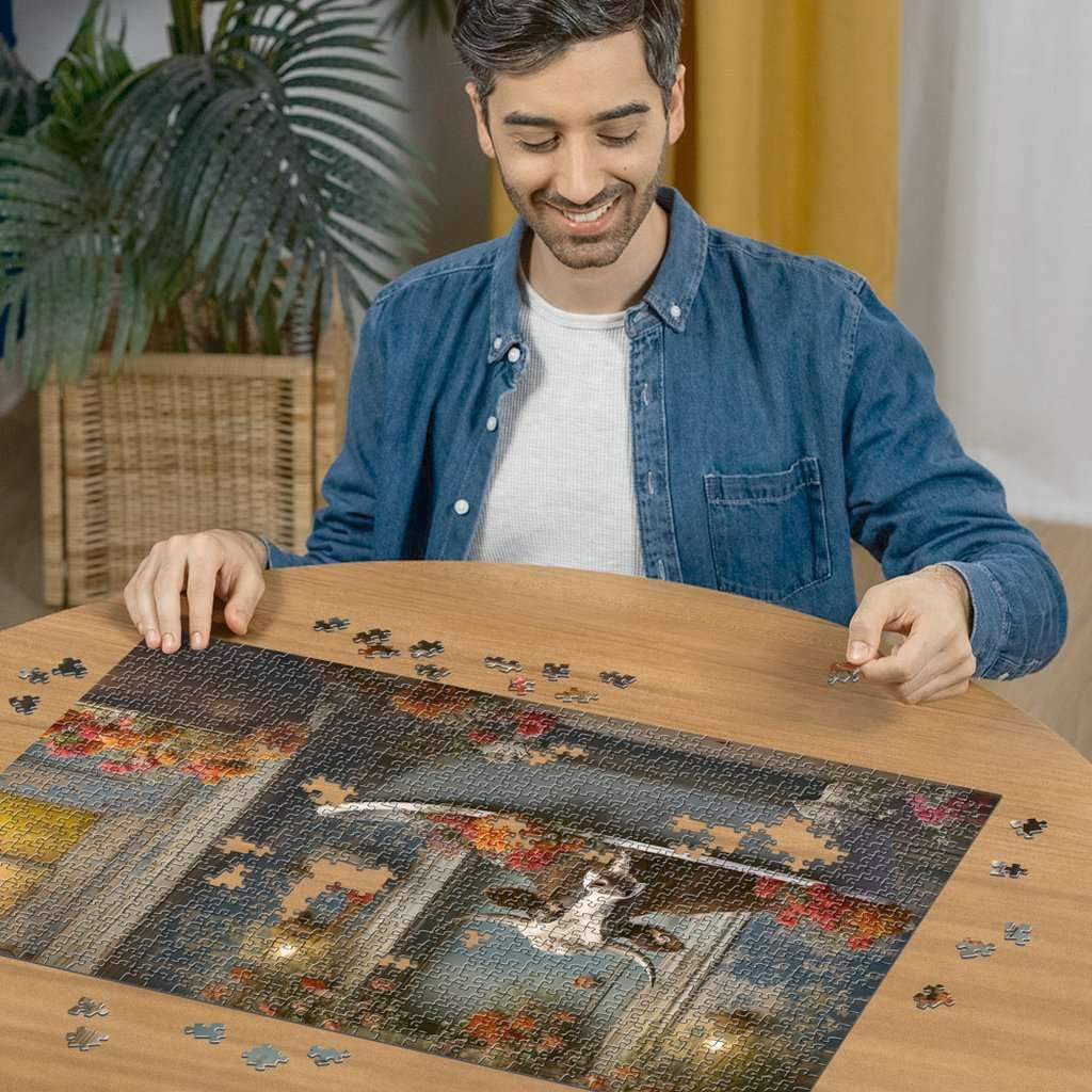 Ravensburger Puzzle 12000782 - Vache dans la baignoire - Puzzle 1000 pièces pour adultes et enfants à partir de 14 ans, Puzzle Naty Shop