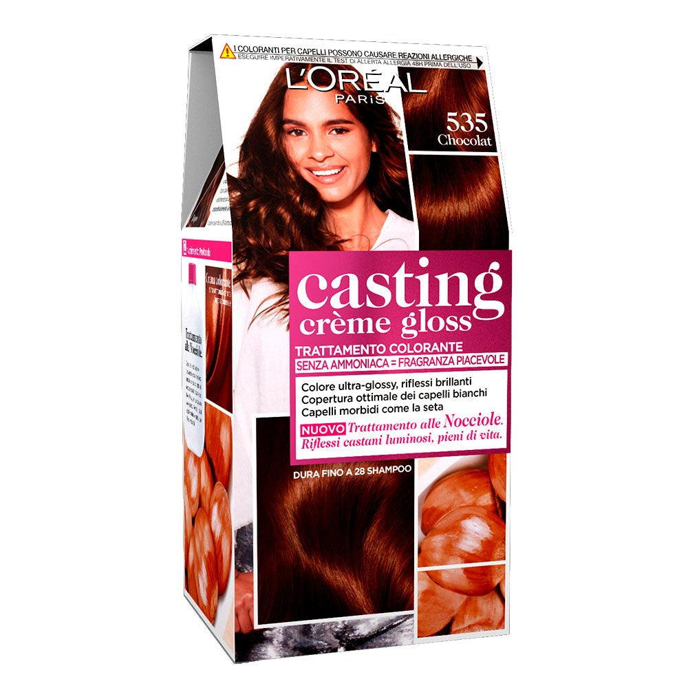 Casting Creme Gloss Teinture capillaire sans ammoniaque N360 Cerise noire Naty Shop Teinture capillaire 535 Chocolat 1 pièce (paquet de 1)
