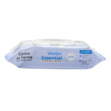 Change Water Lingettes Essentielles Bébé x70 - Produits de Toilette Fibres Végétales - Eau Ultra Purifiée à 99% - Hygiène Dès la Naissance - Couvercle Refermable