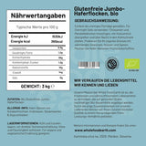 Gruau géant biologique Wholefood Earth, sans gluten – 3 kg | Sans OGM | Végétalien | Riche en fibres | Certifié biologique