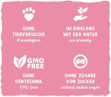 Sanabelle Freshe Mieze - Mixtray | 10 x 100 g de mélange | 4 délicieuses variétés de nourriture pour chats à essayer | Nourriture humide pour chats cuite à la vapeur, comme fraîchement cuite
