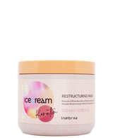 Masque restructurant à la Kératine Ice Cream. Masque capillaire restructurant, 500 ml Naty Shop masque capillaire 500 Ml (1 paquet)