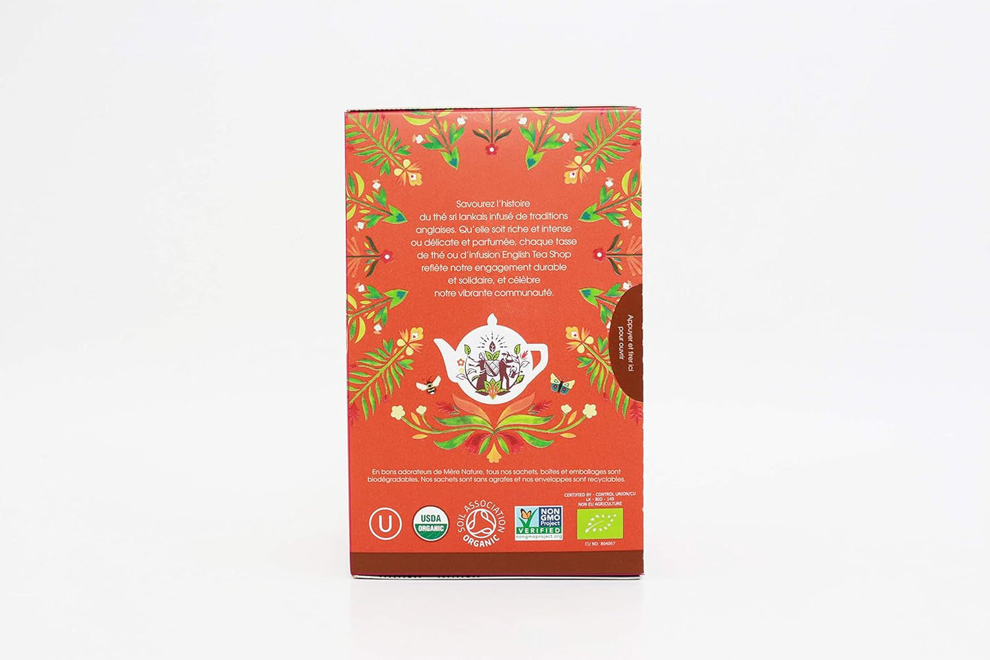 ETS - Thé Noir Chai, Naturland BIO, 20 Sachets de Thé (Pack de 2)