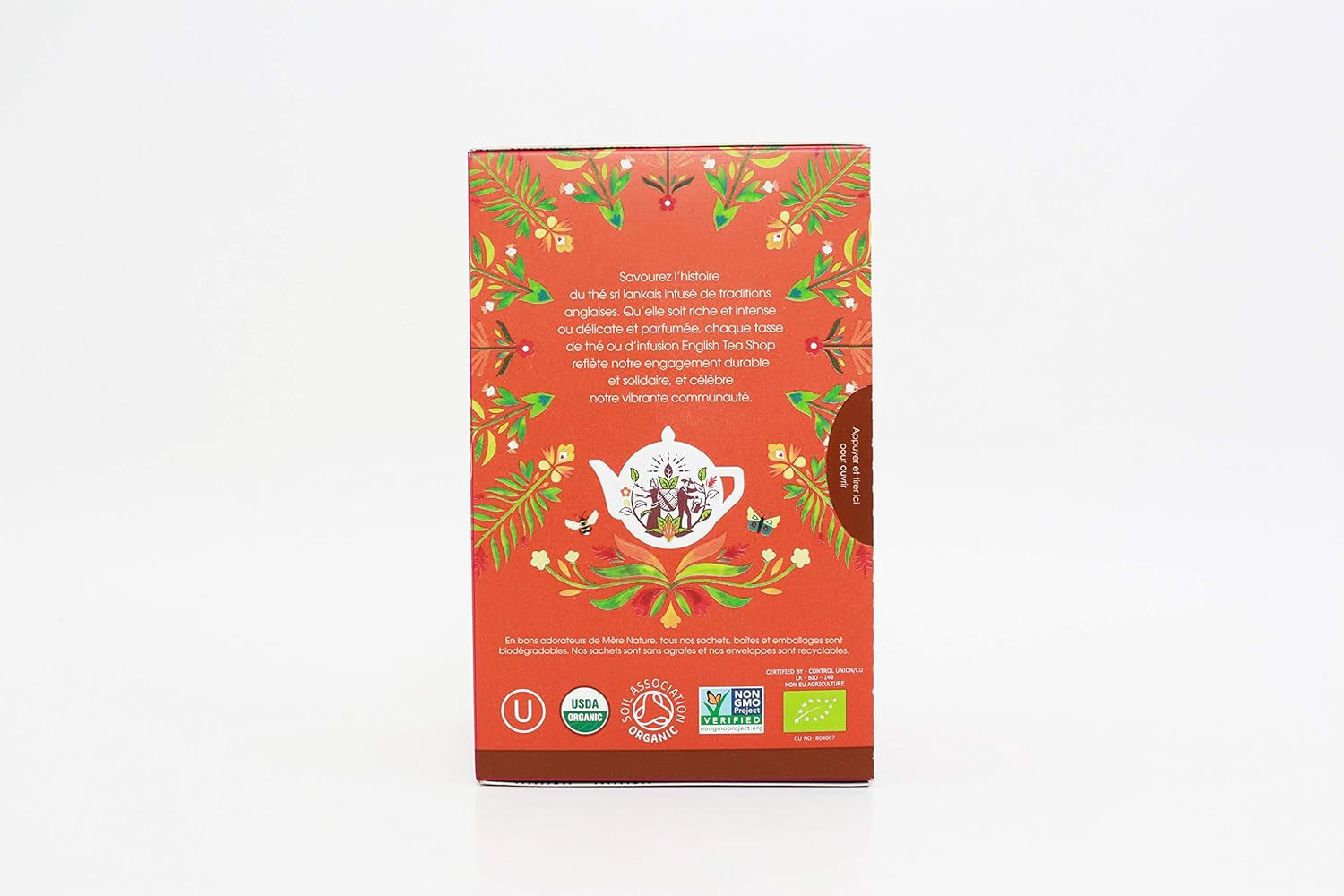 ETS - Thé Noir Chai, Naturland BIO, 20 Sachets de Thé (Pack de 2)
