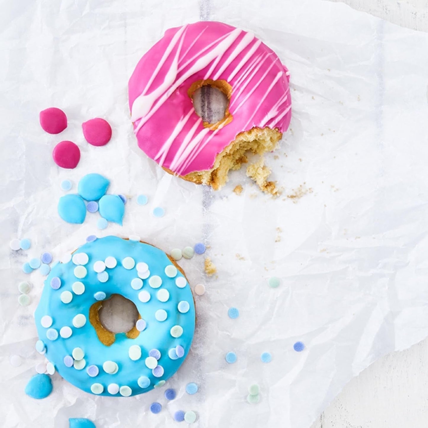 Birkmann, Easy Baking, Donutblech, Backform Für 6 Donuts, Mit Hochwertiger Antihaftbeschichtung, Ø 9 Cm, Mit Rezept, 881631 Moules et plaques pour la cuisson Naty Shop
