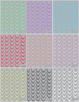 9 couleurs autocollants pour ongles français autocollants pour ongles français auto-adhésif feuille d'ongle ongles français autocollants dégradés pointe française autocollants pour ongles nail art autocollants de conception d'ongle accessoires pour ongles