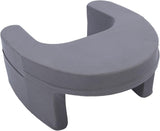 Oreiller de lecture pour lit et canapé, oreiller de jeu, oreiller pour ordinateur portable, oreiller de jeu avec accoudoirs et poche latérale, pour adultes jouant, lisant, regardant la télévision, jouant sur le canapé