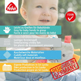 Fehn Poisson crépitant - Jouet à attraper et à jouer pour bébés - Jouet animal à attraper pour bébés - Jouet d'activité motrice et jouet crépitant pour bébés et tout-petits à partir de 0 mois Jouets pour bébés Naty Shop