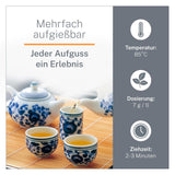 Thé Oolong Bio Ti Guan Yin 100 g - Thé Oolong biologique de haute qualité de Chine - Wu Long (qualité cérémonielle) - Pour les amateurs et connaisseurs de thé - Mycupoftea